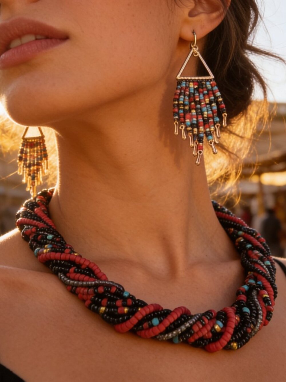 Beaded Necklace - Handmade